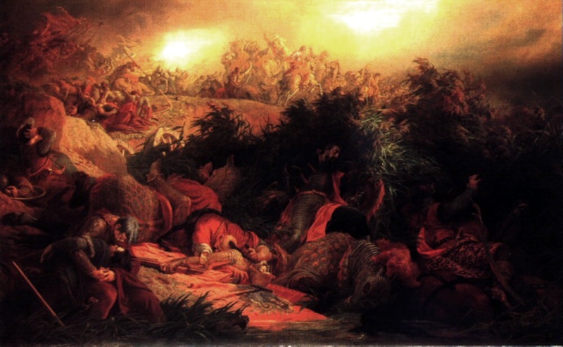Battle of Mohács, 29 August, 1526 (Bertelan Szekely) (1835-1910) Magyar Nemzeti Galéria, 2764.
